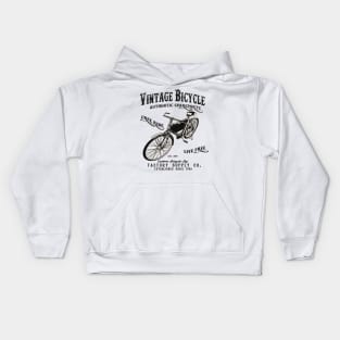 Vintage Bicycle authentic spare parts Kids Hoodie